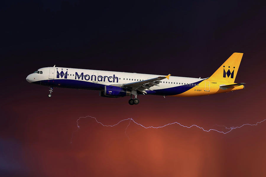 Monarch Photograph - Monarch Airbus A321-231 by Smart Aviation Monarch Photograph - Monarch Airbus A321-231 by Smart Aviation