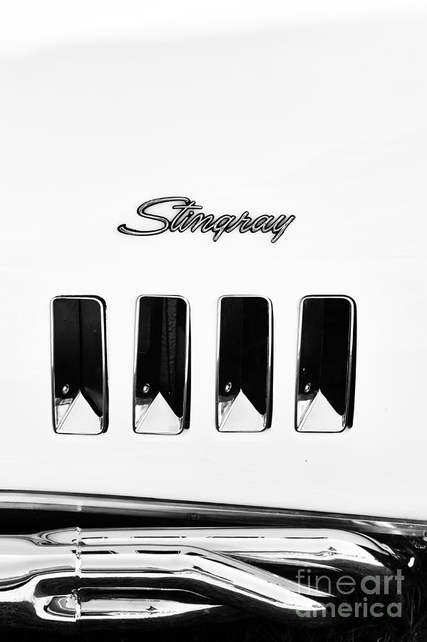 Car Photograph - 72 Stingray Monochrome  by Tim Gainey