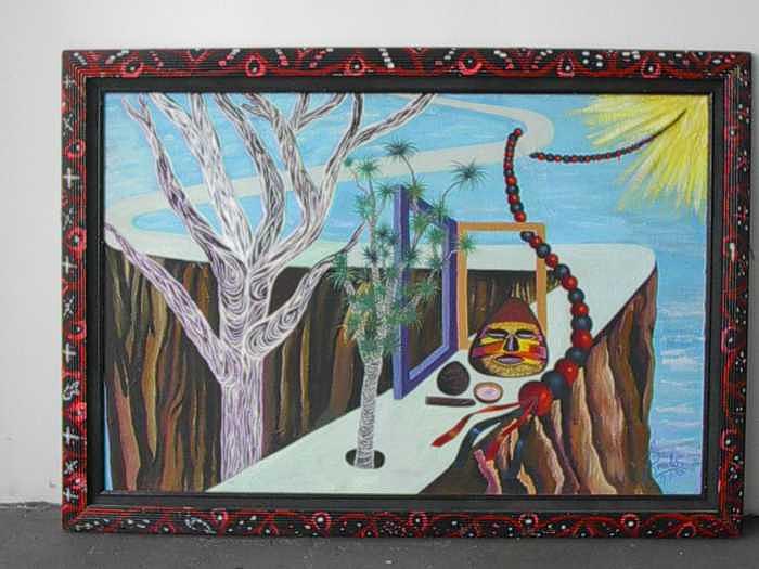 El amino de Elegua Painting by Carmelo Prado El amino de Elegua Painting by Carmelo Prado
