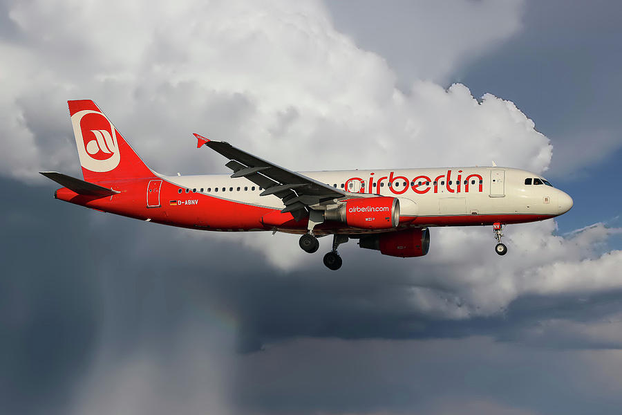 Air Berlin Photograph - Air Berlin Airbus A320-214 by Smart Aviation Air Berlin Photograph - Air Berlin Airbus A320-214 by Smart Aviation