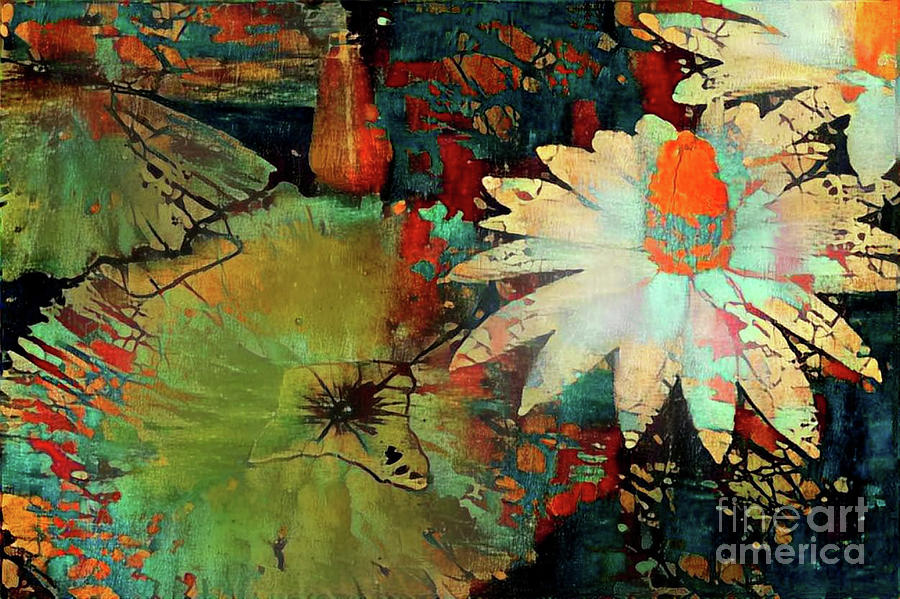 Jeweled Water Lilies #73 Digital Art by Amy Cicconi