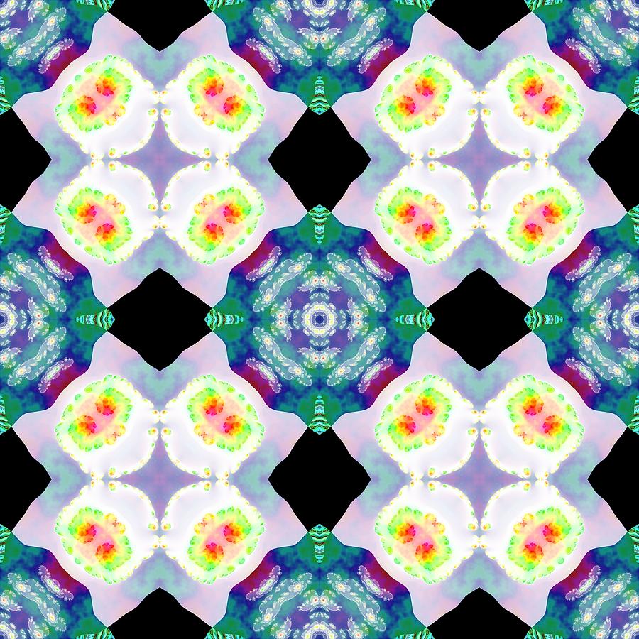 Kaleidoscopic Ornamental Pattern Digital Art