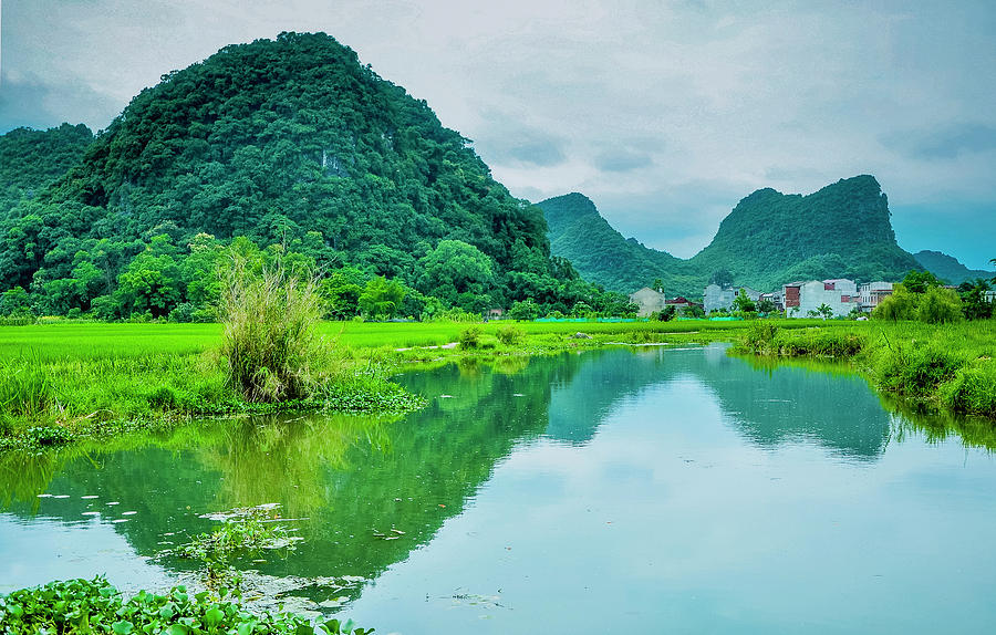 Karst rural scenery in spring #75 Photograph by Carl Ning