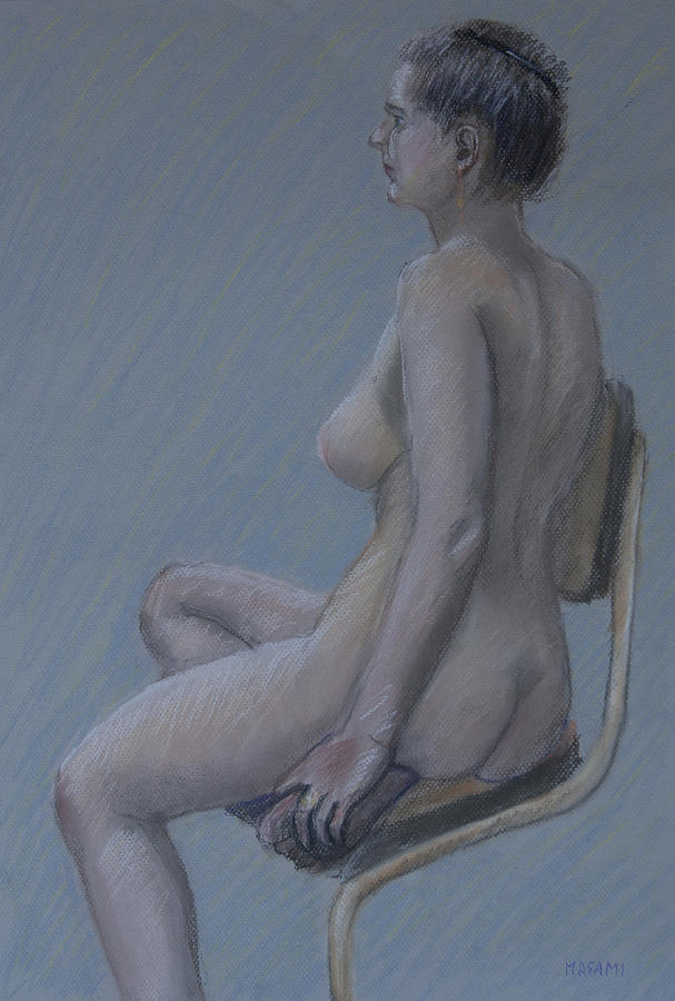 Nude Study #75 Pastel by Masami Iida