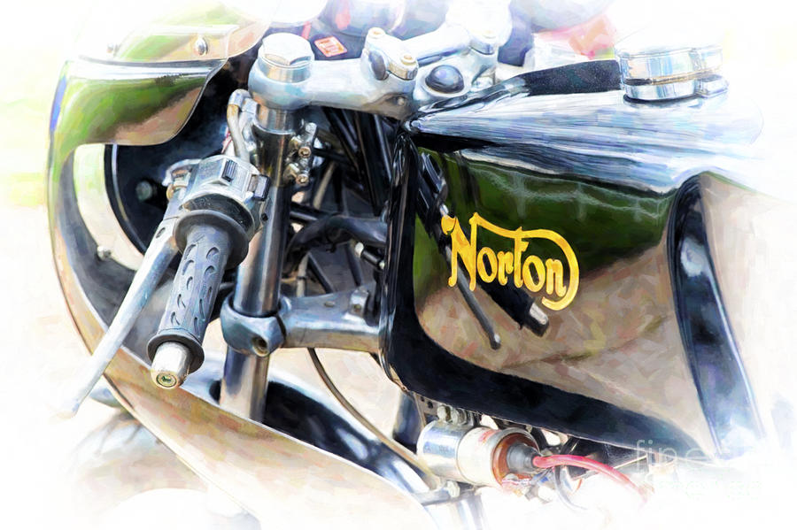 750 Commando Cafe Racer Photograph by Tim Gainey