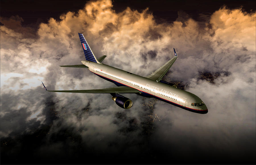 757 Ual 05 Digital Art by Mike Ray