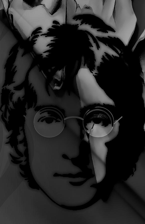 John Lennon Mixed Media - John Lennon Collection #24 by Marvin Blaine