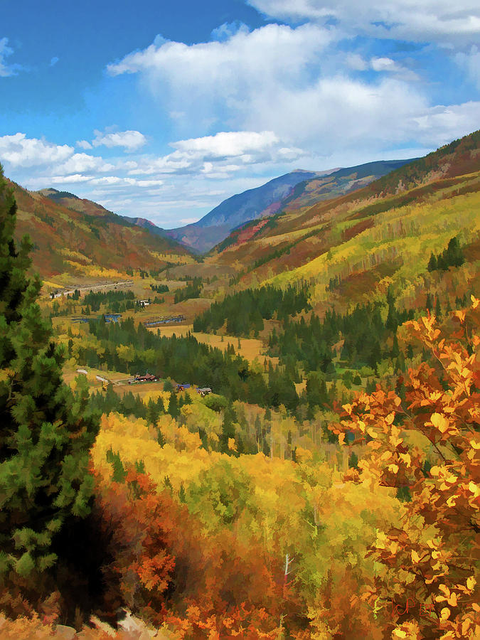 7790 Fall Colors of McClure Pass Photograph by John Prichard