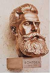 Wilhelm Conrad Roentgen Sculpture by Jaroslav Bocker Wilhelm Conrad Roentgen Sculpture by Jaroslav Bocker