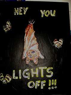 Lights Off Painting - Lights off by Michaela Gilt Lights Off Painting - Lights off by Michaela Gilt