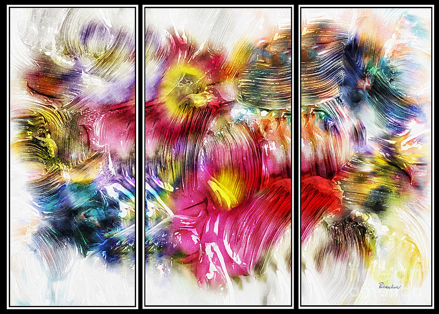 7b Abstract Expressionism Digital Painting Painting by Ricardos Creations