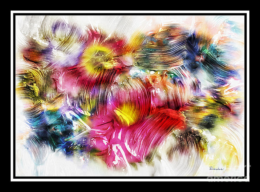 7d Abstract Expressionism Digital Painting Painting by Ricardos Creations