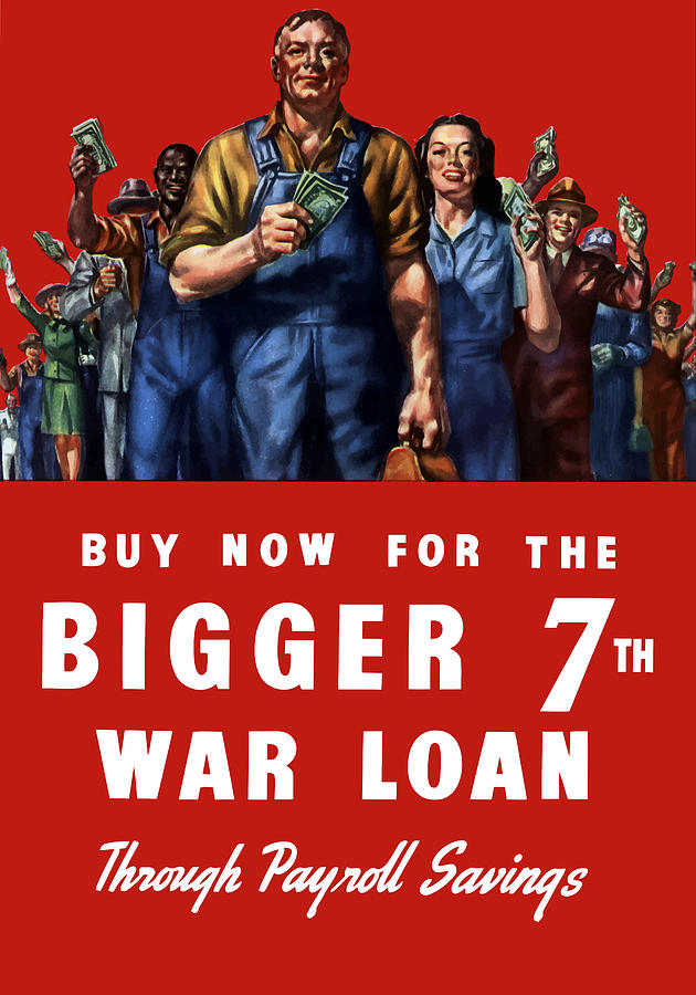 7th War Loan - Ww2 Painting