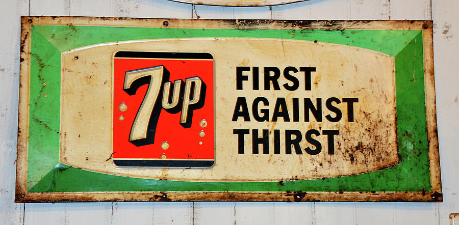 7up Sign Photograph by David Lee Thompson