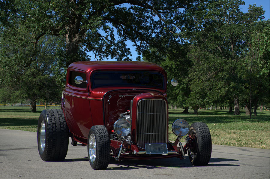 1932 Ford Coupe Hot Rod #2 Photograph by Tim McCullough