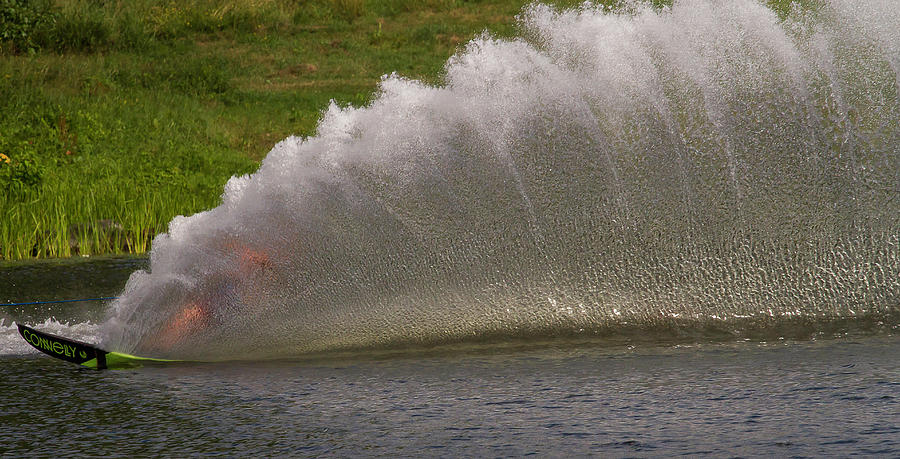 38th Annual Lakes Region Open Water Ski Tournament #8 Photograph by Benjamin Dahl