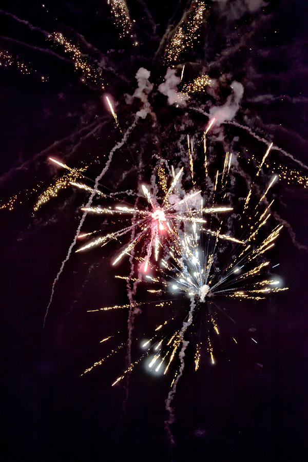 A shining colorful firework #8 Photograph by Gina Koch