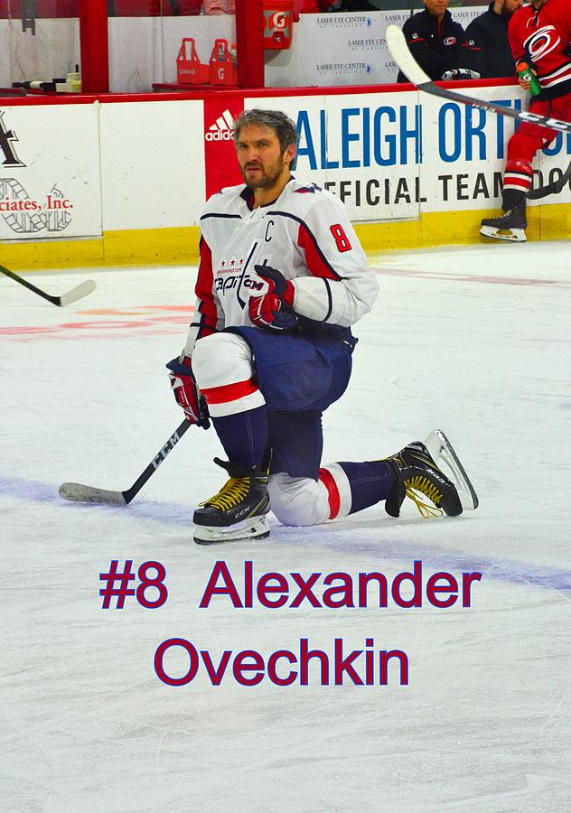 #8 Alexander Ovechkin #8 Photograph by Lisa Wooten