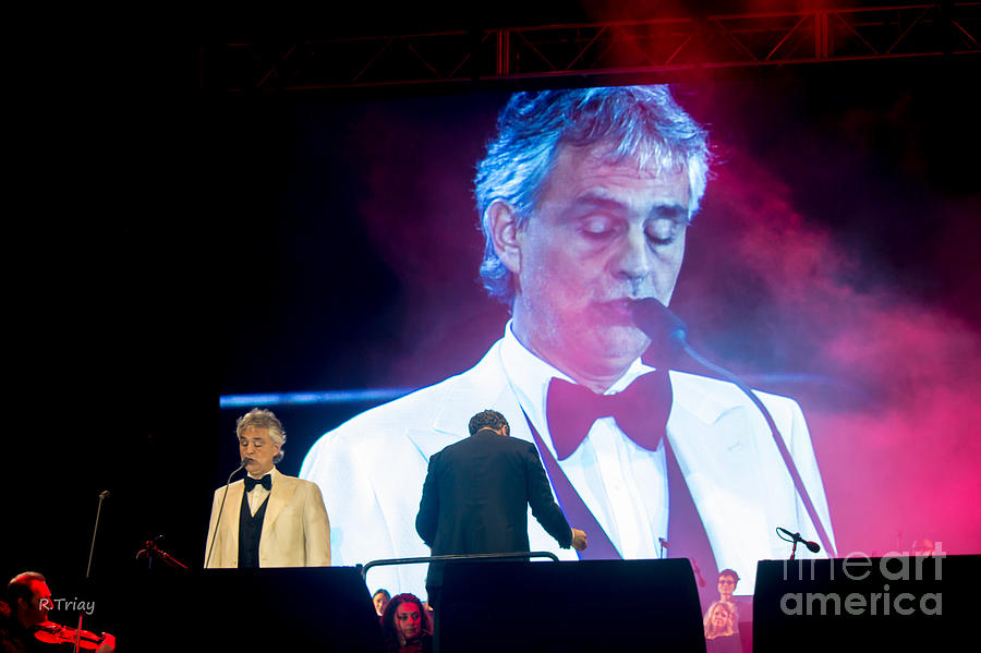 Andrea Bocelli in Concert #8 Photograph by Rene Triay FineArt Photos