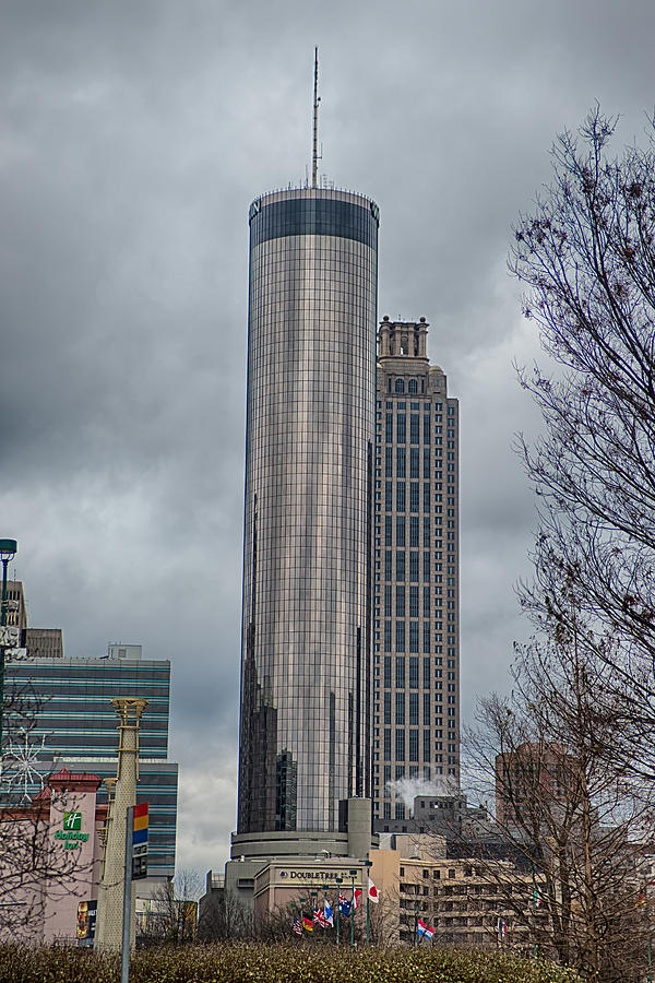 Atlanta Downtown Skyline Scenes In January On Cloudy Day #8 Photograph by Alex Grichenko