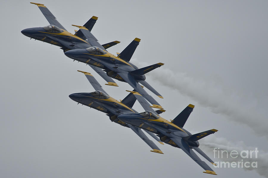 Sailors Painting - Blue Angels #8 by Celestial Images