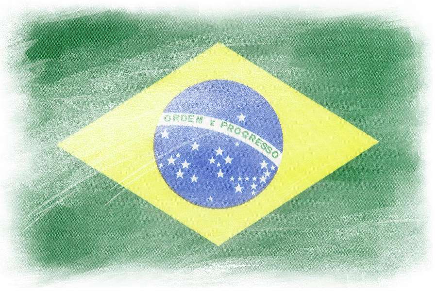Brazilian flag  #8 Photograph by Les Cunliffe