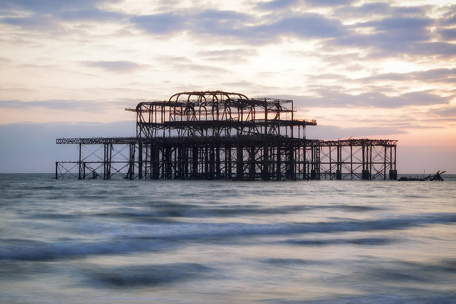 Sunset Photograph - Brighton #8 by Joana Kruse