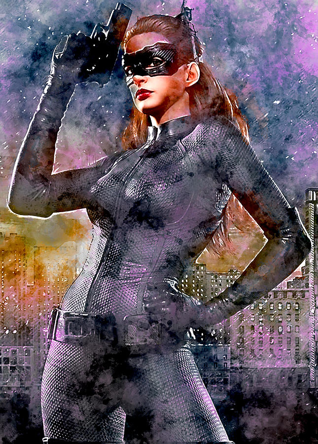 Catwoman #8 Mixed Media by Marvin Blaine