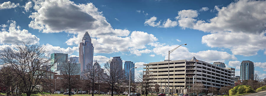 Charlotte north carolina city skyline and downtown  #8 Photograph by Alex Grichenko