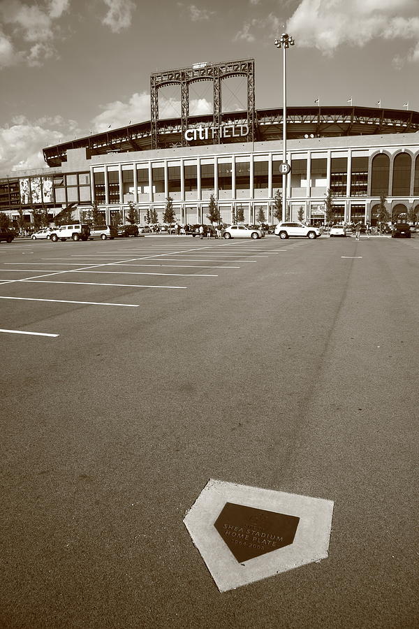 Citi Field - New York Mets 2011 #3 Sepia Photograph by Frank Romeo