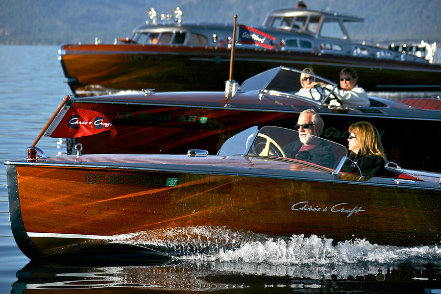 Classic Wooden Runabouts #130 Photograph by Steven Lapkin