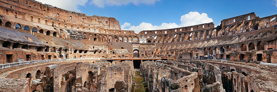 Colosseum in Rome #8 Photograph by Songquan Deng