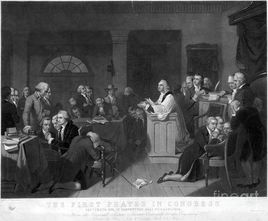 Continental Congress, 1774 Drawing by Granger Fine Art America