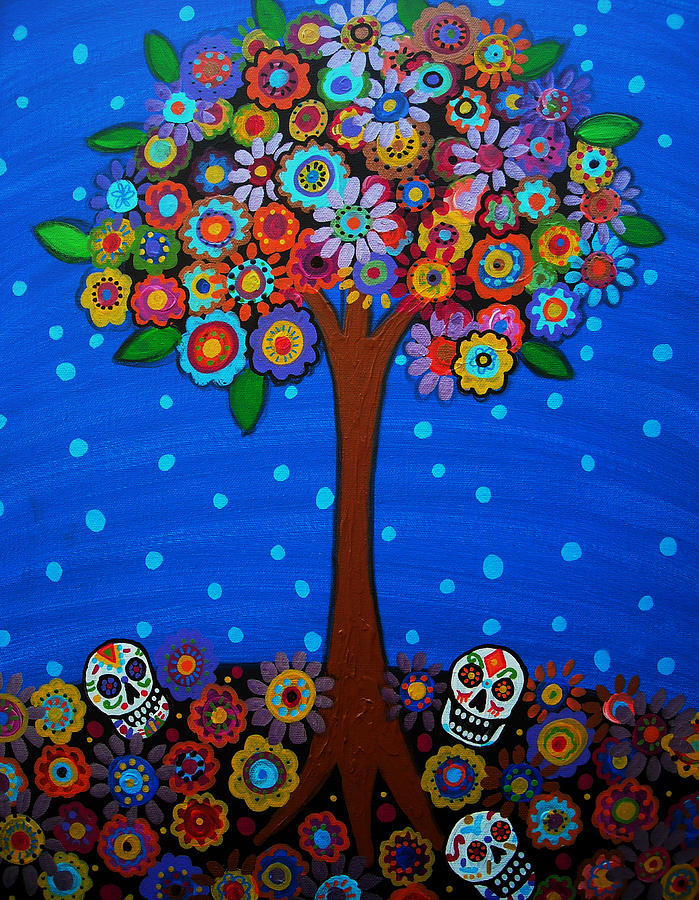 Day Of The Dead #8 Painting by Pristine Cartera Turkus