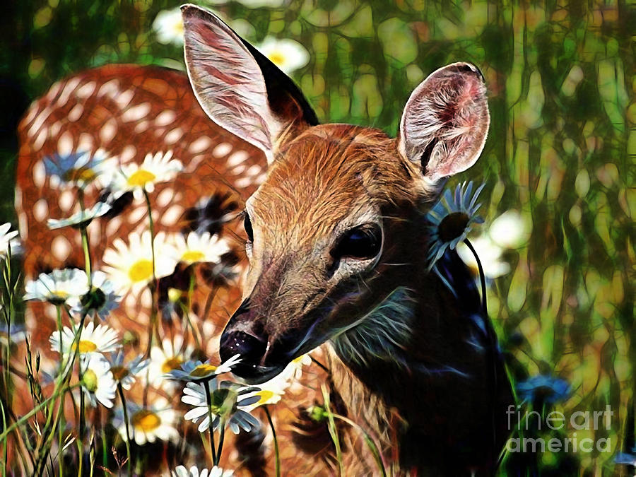 Deer Mixed Media - Deer #8 by Marvin Blaine