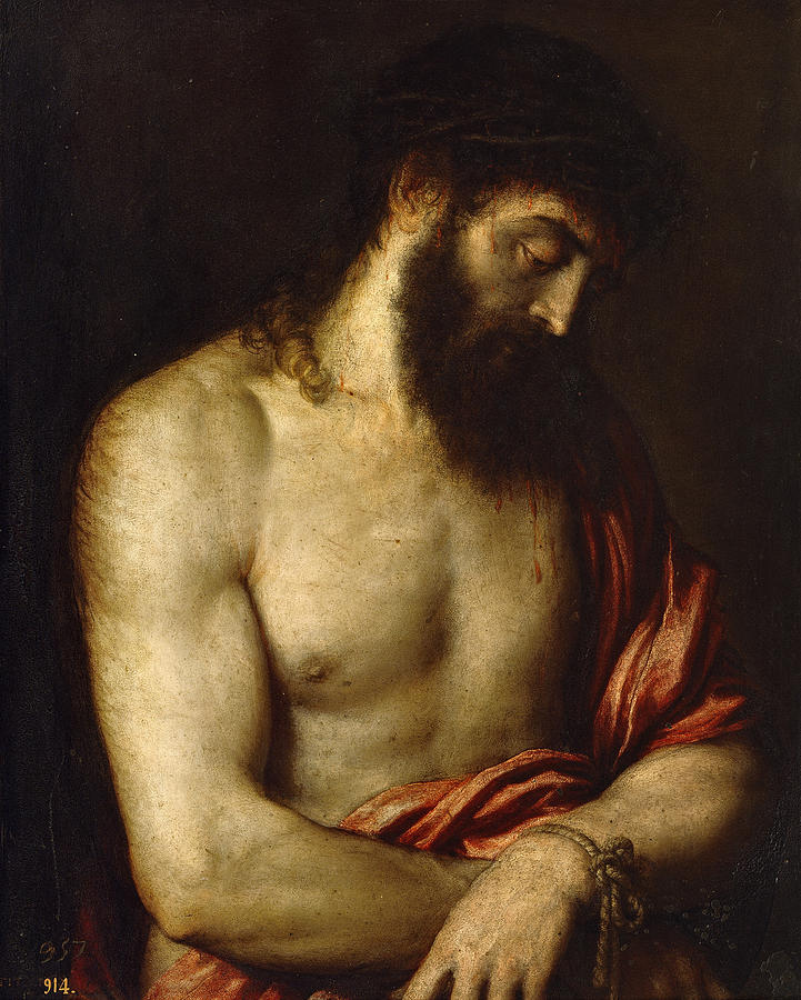 Ecce Homo Painting By Titian - Fine Art America