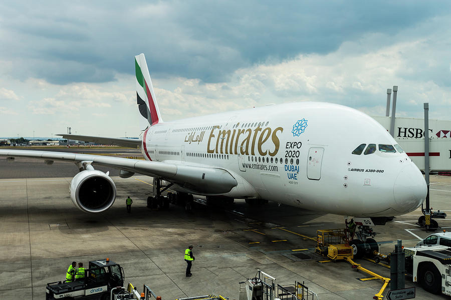 Emirates A380 Airbus #8 Photograph by David Pyatt