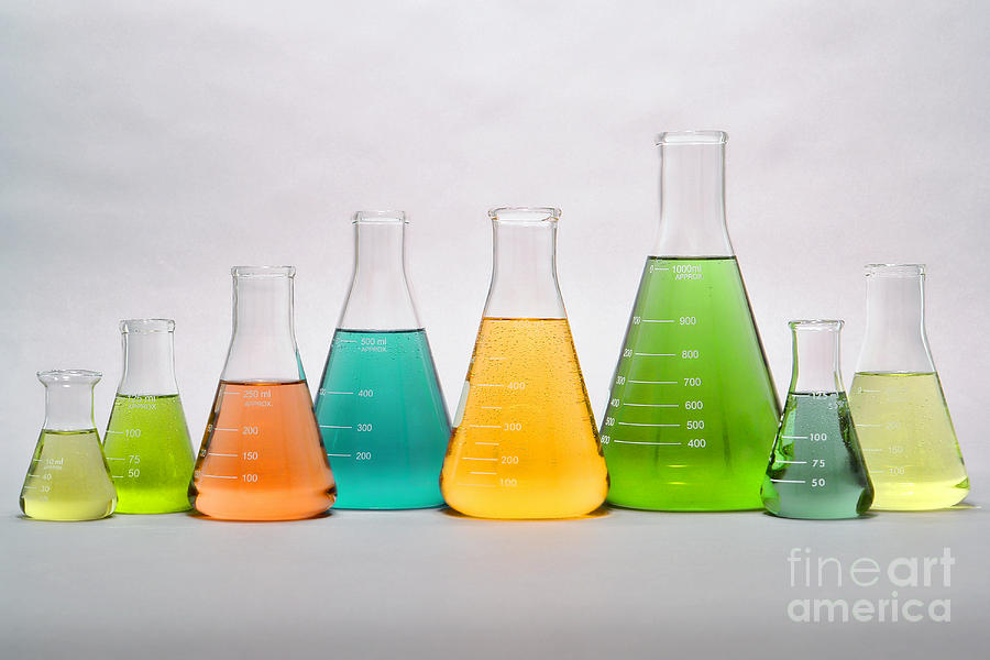 Chemistry Photograph - Equipment in Science Research Lab #8 by Olivier Le Queinec