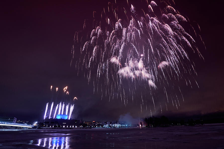 Fireworks Finland 100 years #8 Photograph by Jouko Lehto