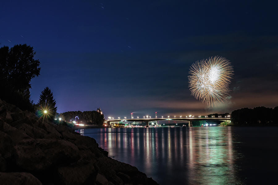 Fireworks #5 Photograph by Marc Braner