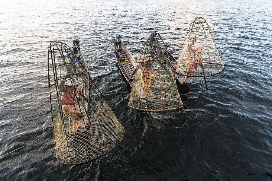 Fisherman Inle Lake - Myanmar #8 Photograph by Joana Kruse