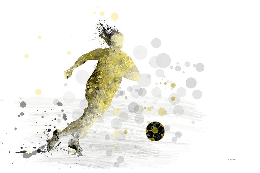 Football Player #9 Digital Art by Marlene Watson