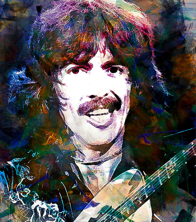 Harrison. The Beatles. Digital Art by Lilia Kosvintseva