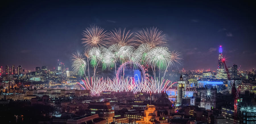 Big Ben Photograph - Happy New Year London #8 by Stewart Marsden