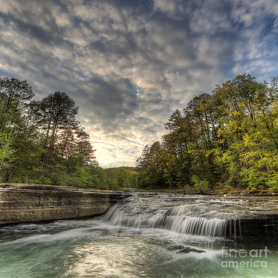 Waterfall Photograph - Haw Creek Falls #8 by Twenty Two North Photography