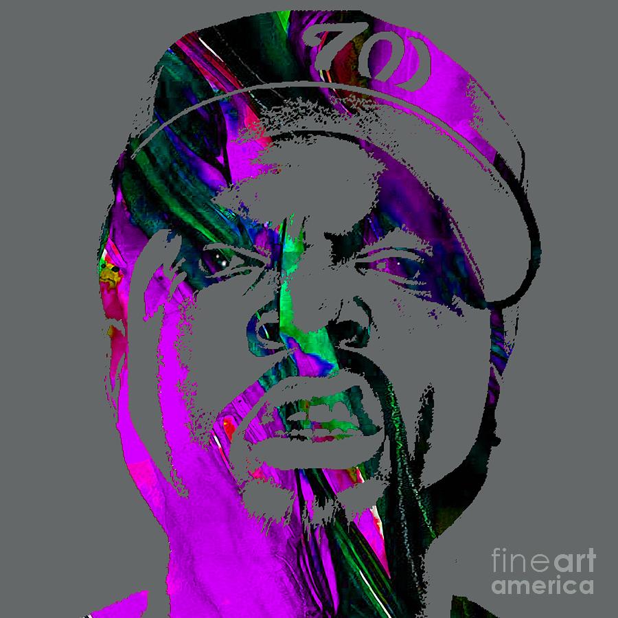 Ice Cube Straight Outta Compton #8 Mixed Media by Marvin Blaine