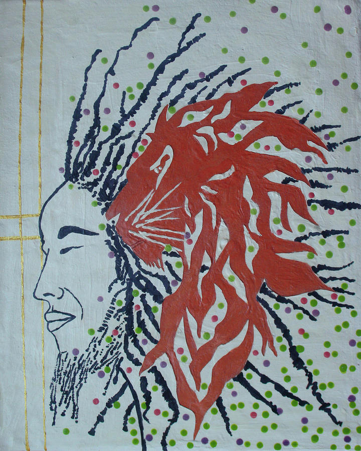 Jesus Lion Of Judah #8 Ceramic Art by Gloria Ssali