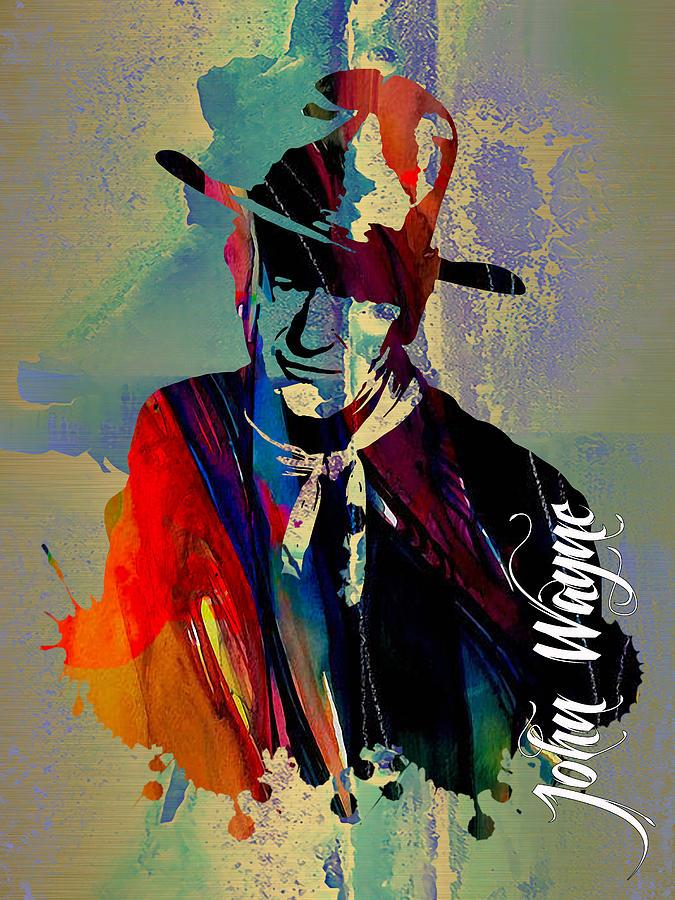 John Wayne Collection #8 Mixed Media by Marvin Blaine