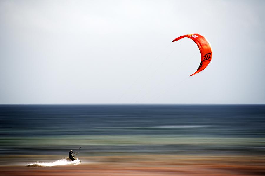Kite Surfer #8 Photograph by Chris Day