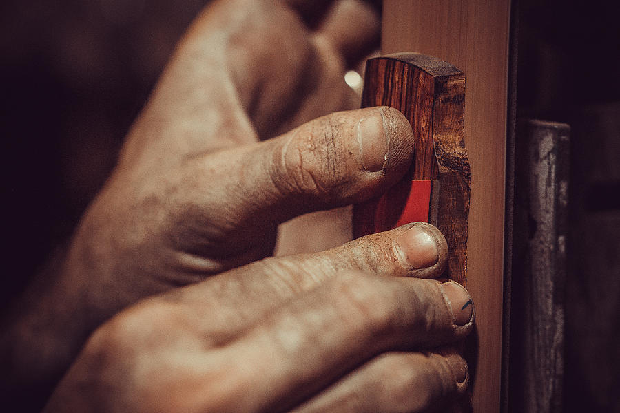 Knife Still Life Photograph - Knife Making #8 by Alexandra Horta